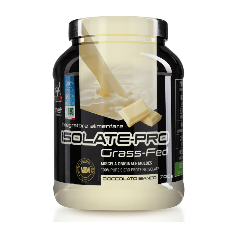 ISOLATE PRO GRASS-FED - Integratore di proteine isolate del siero del latte