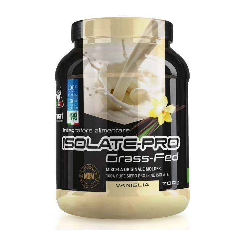 ISOLATE PRO GRASS-FED - Integratore di proteine isolate del siero del latte