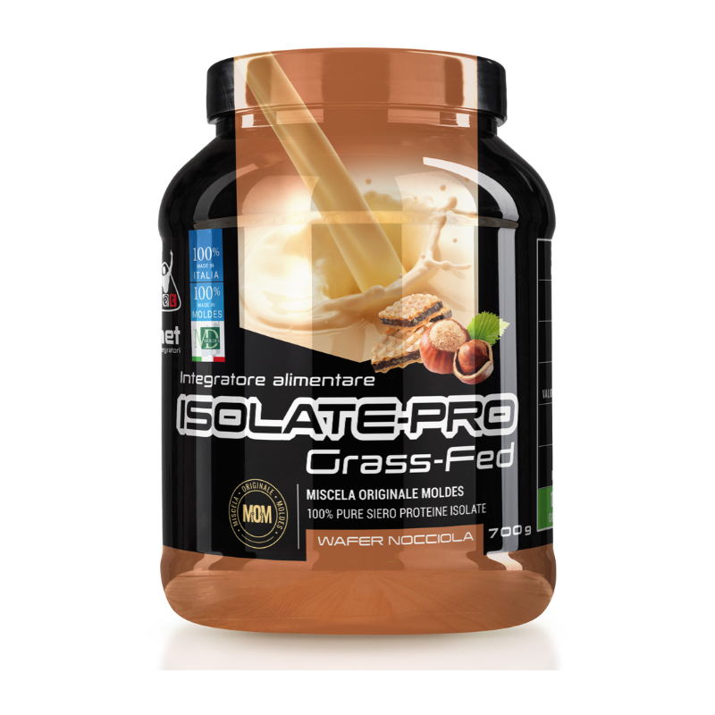 ISOLATE PRO GRASS-FED - Integratore di proteine isolate del siero del latte