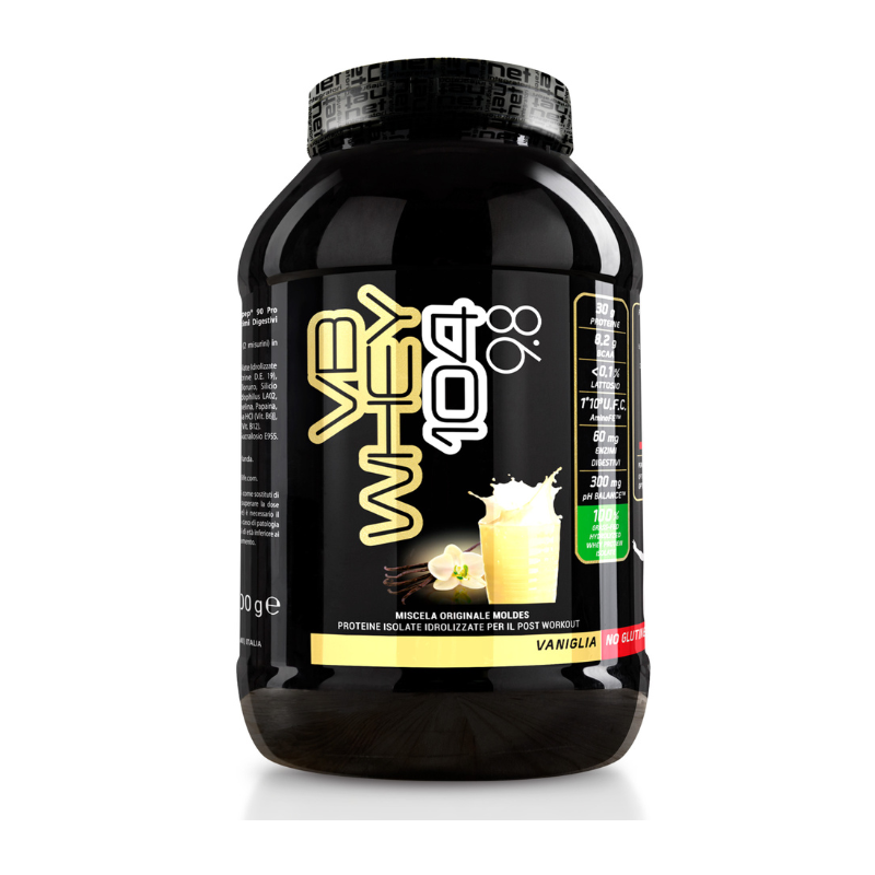 VB WHEY 104 9.8 900GR - Integratore di proteine in polvere per la crescita muscolare
